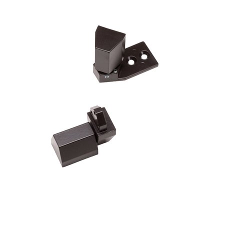 GLOBAL DOOR CONTROLS Arch/Vistawall Style Offset Pivot Non-Handed in Duranodic TH1109-DU